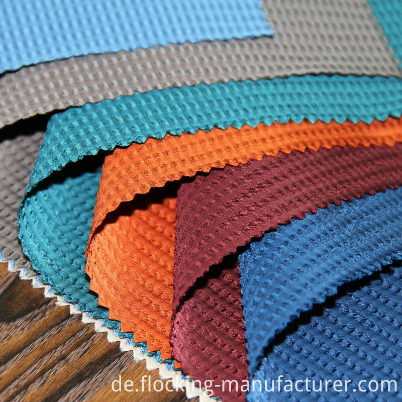 Polyester Jacquard Memory Fabric with Bubble Grid Pattern for Garment